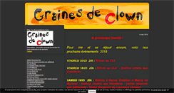 Desktop Screenshot of grainesdeclown.com